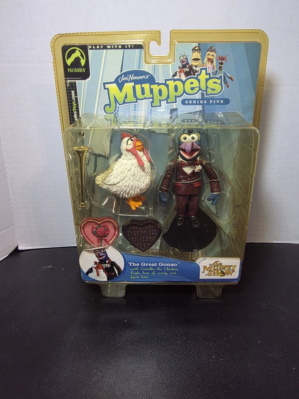 Muppet Show THE GREAT GONZO Action Figure PALISADES Series 5 CAMILLA CHICKEN Tux